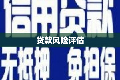 南京贷款风险评估