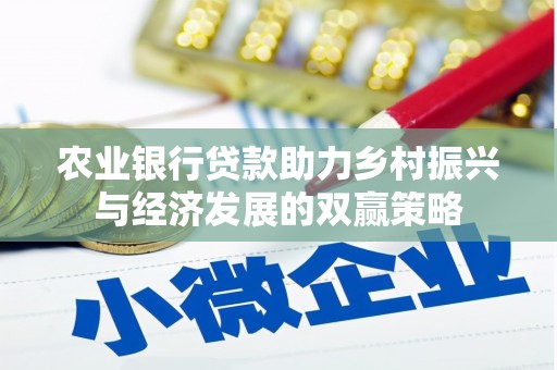 南京农业银行贷款助力乡村振兴与经济发展的双赢策略