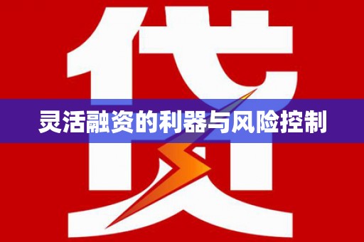 南京灵活融资的利器与风险控制