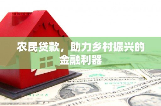 南京农民贷款，助力乡村振兴的金融利器