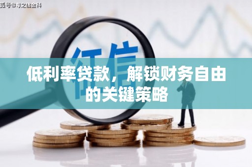 南京低利率贷款，解锁财务自由的关键策略