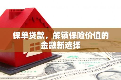南京保单贷款，解锁保险价值的金融新选择