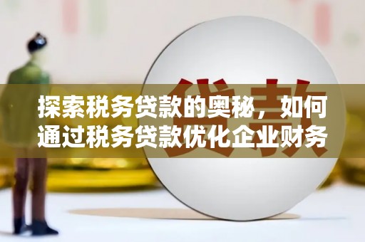 南京探索税务贷款的奥秘，如何通过税务贷款优化企业财务