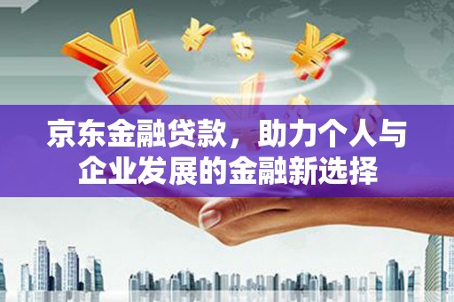南京京东金融贷款，助力个人与企业发展的金融新选择