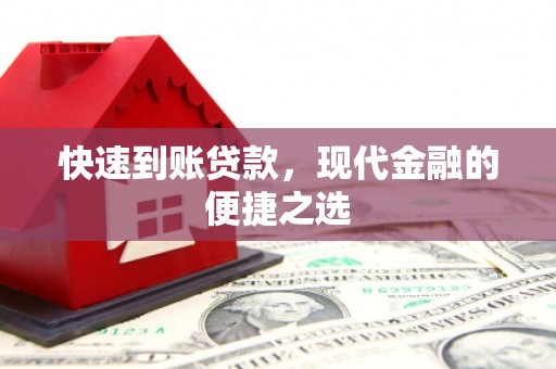 南京快速到账贷款，现代金融的便捷之选