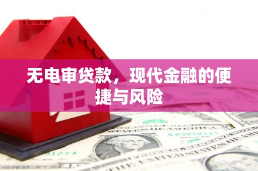 南京无电审贷款，现代金融的便捷与风险