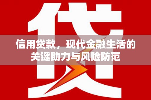 南京信用贷款，现代金融生活的关键助力与风险防范