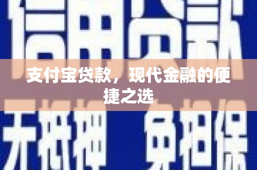 南京支付宝贷款，现代金融的便捷之选