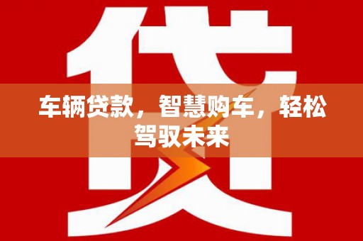 南京车辆贷款，智慧购车，轻松驾驭未来
