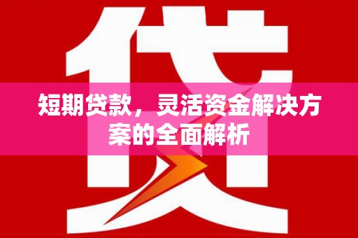 南京短期贷款，灵活资金解决方案的全面解析
