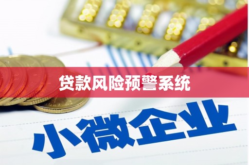 南京贷款风险预警系统